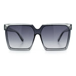 Womens Squared Rectangular Butterfly Fashion Plastic Sunglasses