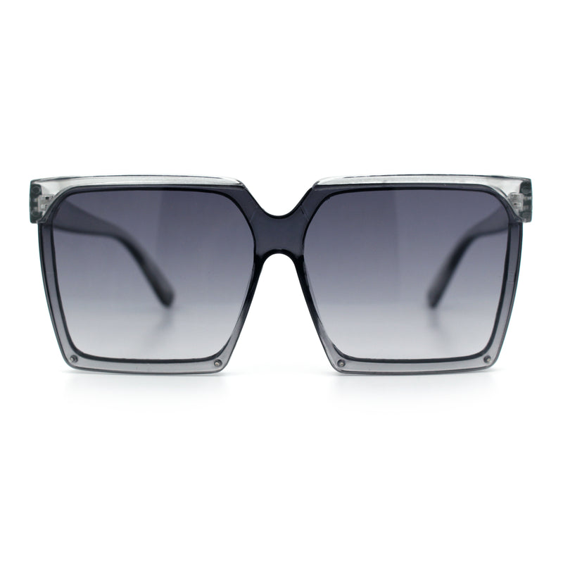 Womens Squared Rectangular Butterfly Fashion Plastic Sunglasses