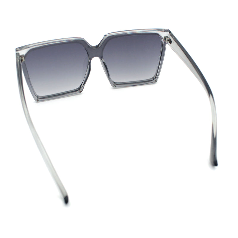 Womens Squared Rectangular Butterfly Fashion Plastic Sunglasses