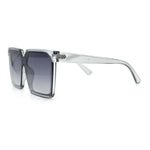 Womens Squared Rectangular Butterfly Fashion Plastic Sunglasses