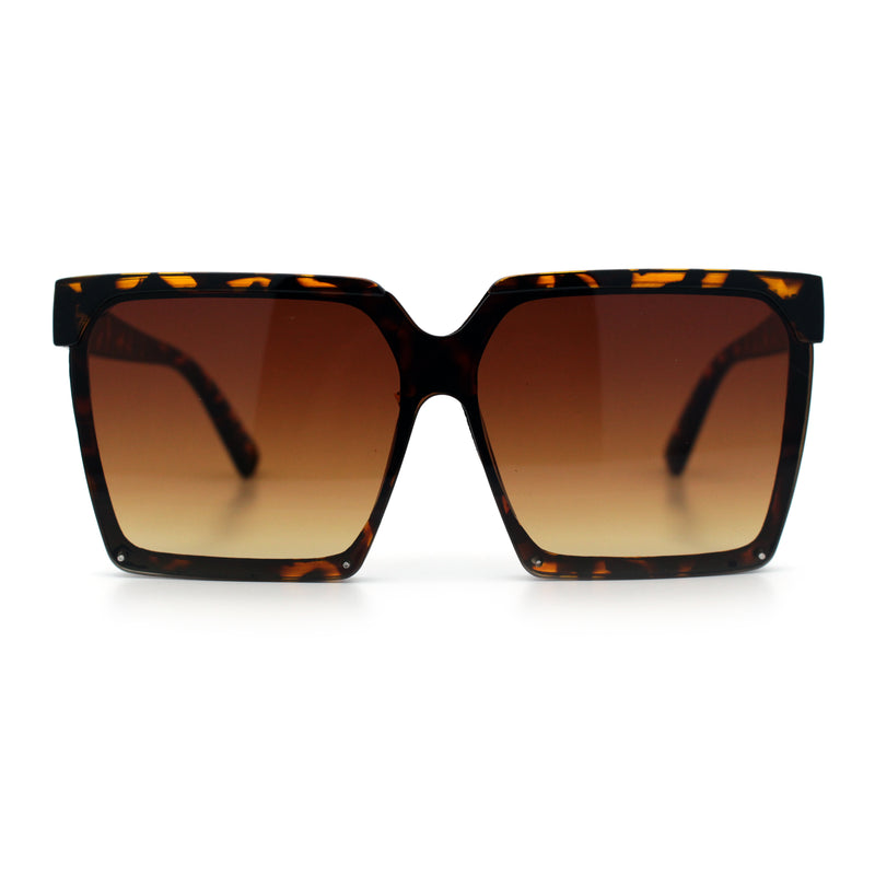 Womens Squared Rectangular Butterfly Fashion Plastic Sunglasses