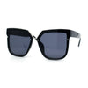 Womens Designer Squared Butterfly Chic Sunglasses