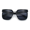 Womens Designer Squared Butterfly Chic Sunglasses