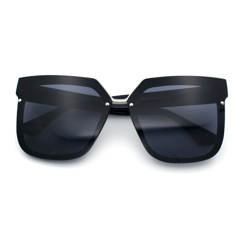 Womens Designer Squared Butterfly Chic Sunglasses