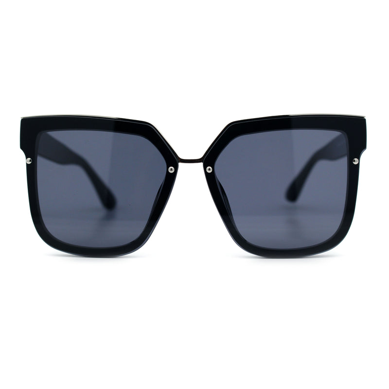 Womens Designer Squared Butterfly Chic Sunglasses