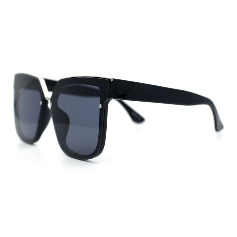 Womens Designer Squared Butterfly Chic Sunglasses