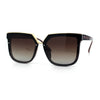 Womens Designer Squared Butterfly Chic Sunglasses
