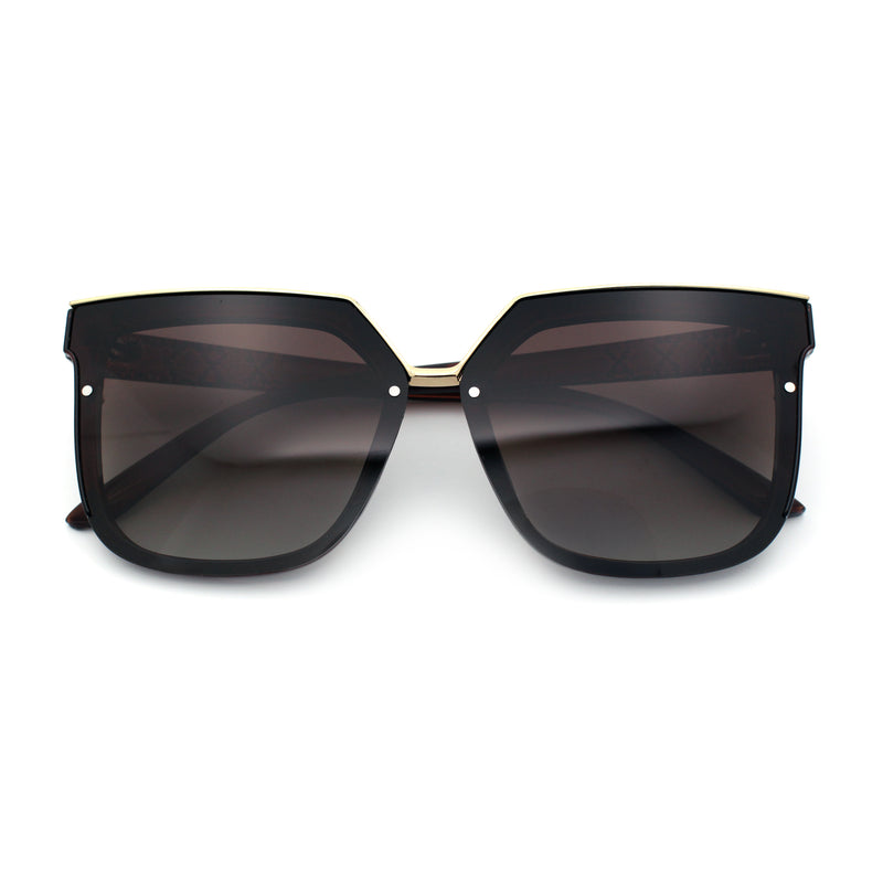 Womens Designer Squared Butterfly Chic Sunglasses