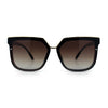 Womens Designer Squared Butterfly Chic Sunglasses