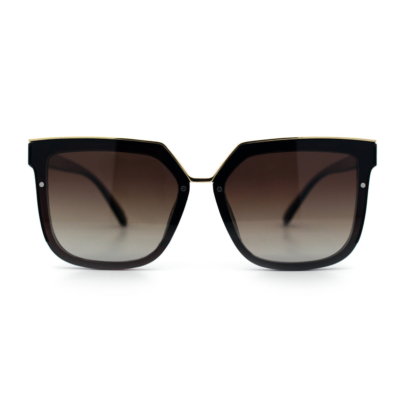 Womens Designer Squared Butterfly Chic Sunglasses