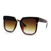 Womens Designer Squared Butterfly Chic Sunglasses