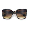 Womens Designer Squared Butterfly Chic Sunglasses