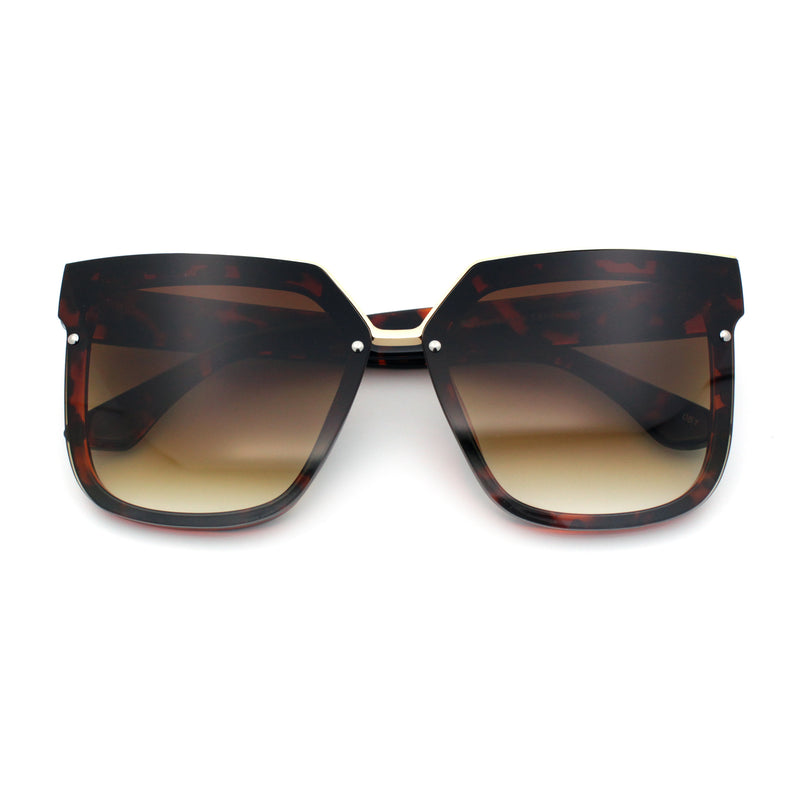 Womens Designer Squared Butterfly Chic Sunglasses
