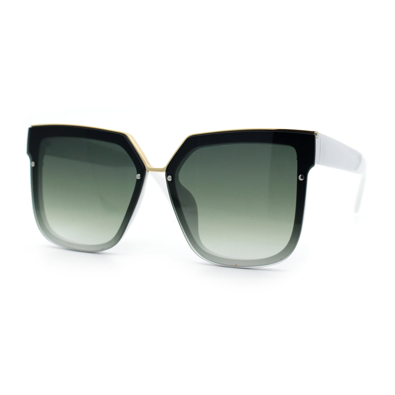 Womens Designer Squared Butterfly Chic Sunglasses