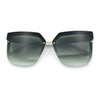 Womens Designer Squared Butterfly Chic Sunglasses