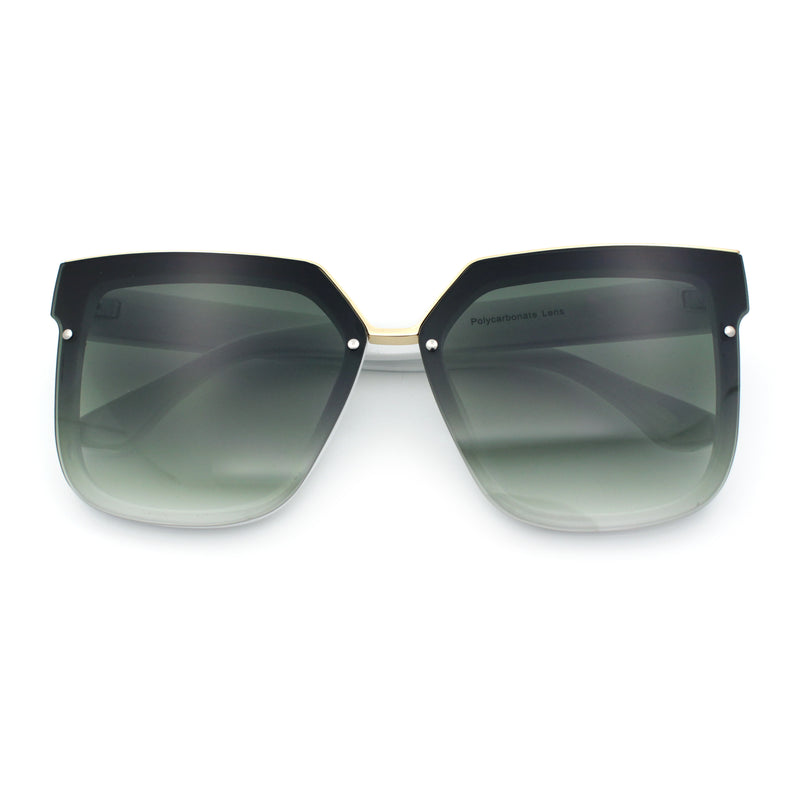 Womens Designer Squared Butterfly Chic Sunglasses