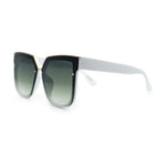 Womens Designer Squared Butterfly Chic Sunglasses