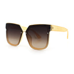 Womens Designer Squared Butterfly Chic Sunglasses
