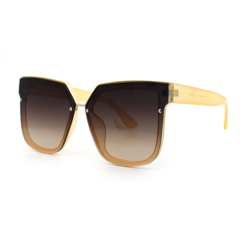 Womens Designer Squared Butterfly Chic Sunglasses