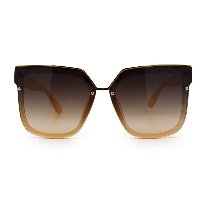 Womens Designer Squared Butterfly Chic Sunglasses