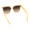 Womens Designer Squared Butterfly Chic Sunglasses