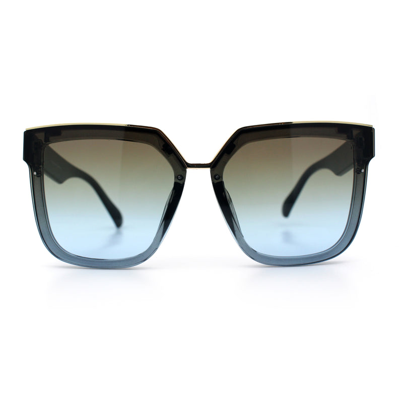 Womens Designer Squared Butterfly Chic Sunglasses