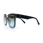 Womens Designer Squared Butterfly Chic Sunglasses
