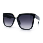 Womens Designer Squared Butterfly Chic Sunglasses