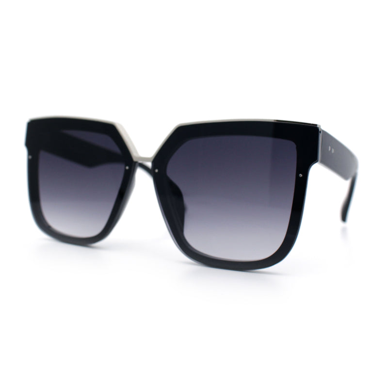Womens Designer Squared Butterfly Chic Sunglasses