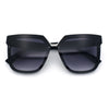 Womens Designer Squared Butterfly Chic Sunglasses