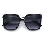 Womens Designer Squared Butterfly Chic Sunglasses