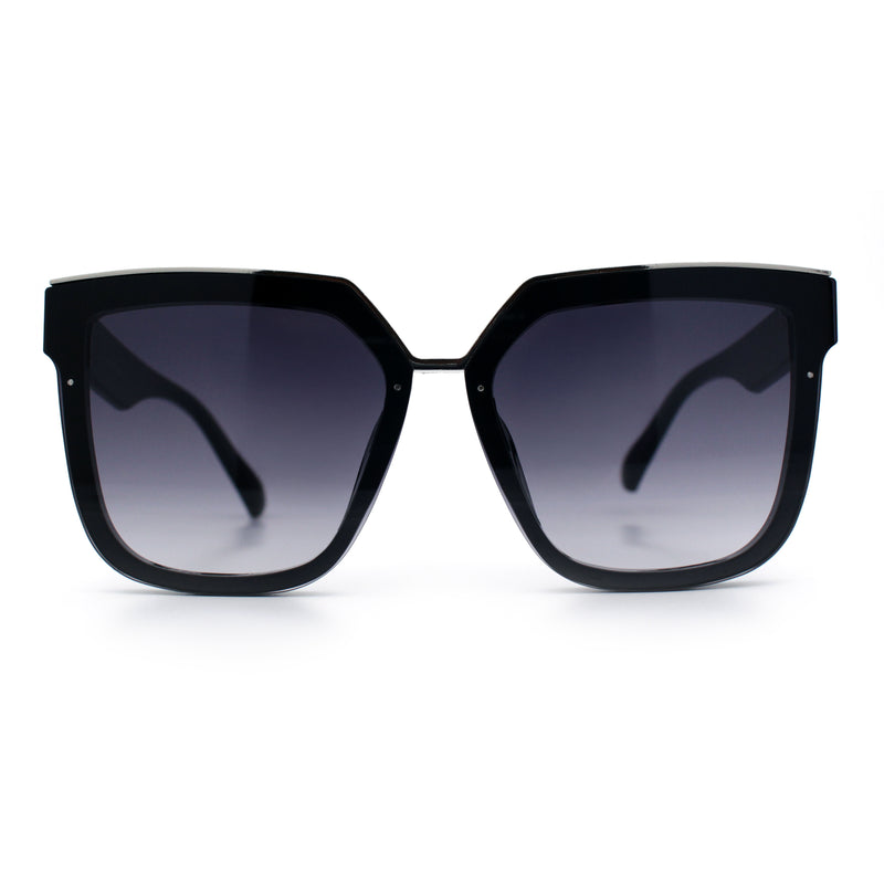 Womens Designer Squared Butterfly Chic Sunglasses