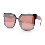 Womens Designer Squared Butterfly Chic Sunglasses