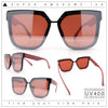Womens Designer Squared Butterfly Chic Sunglasses