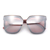 Womens Designer Squared Butterfly Chic Sunglasses