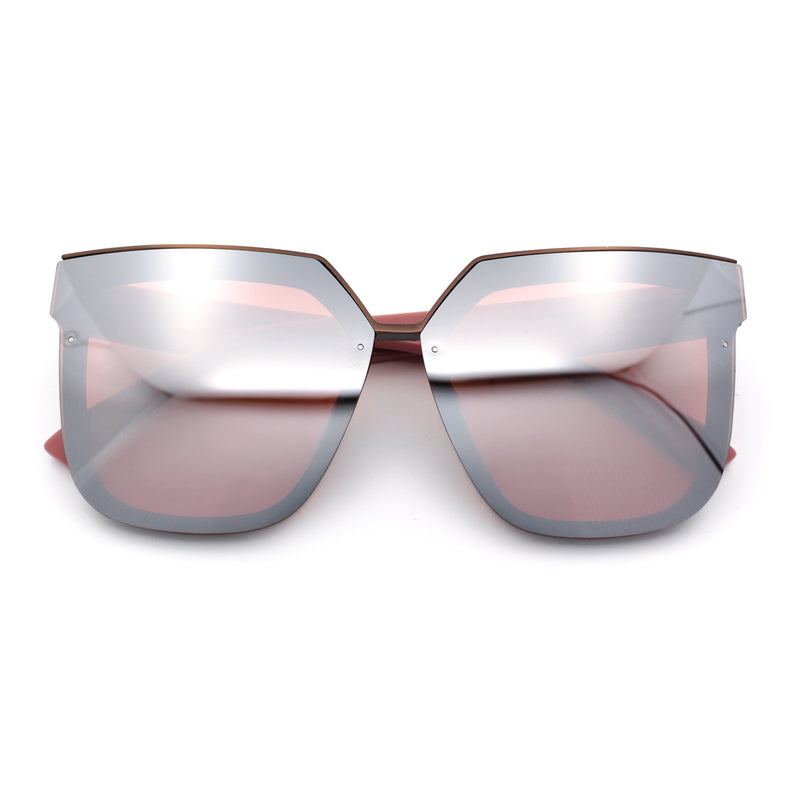 Womens Designer Squared Butterfly Chic Sunglasses