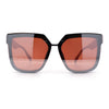 Womens Designer Squared Butterfly Chic Sunglasses