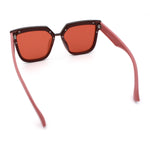 Womens Designer Squared Butterfly Chic Sunglasses