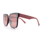 Womens Designer Squared Butterfly Chic Sunglasses