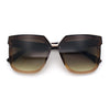 Womens Designer Squared Butterfly Chic Sunglasses