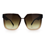 Womens Designer Squared Butterfly Chic Sunglasses