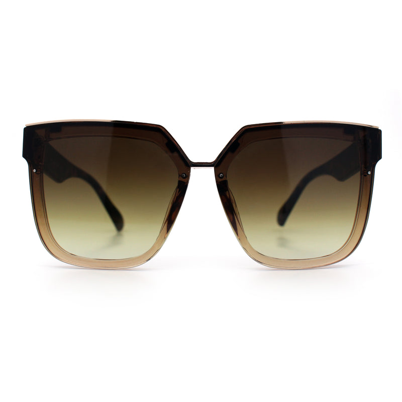 Womens Designer Squared Butterfly Chic Sunglasses