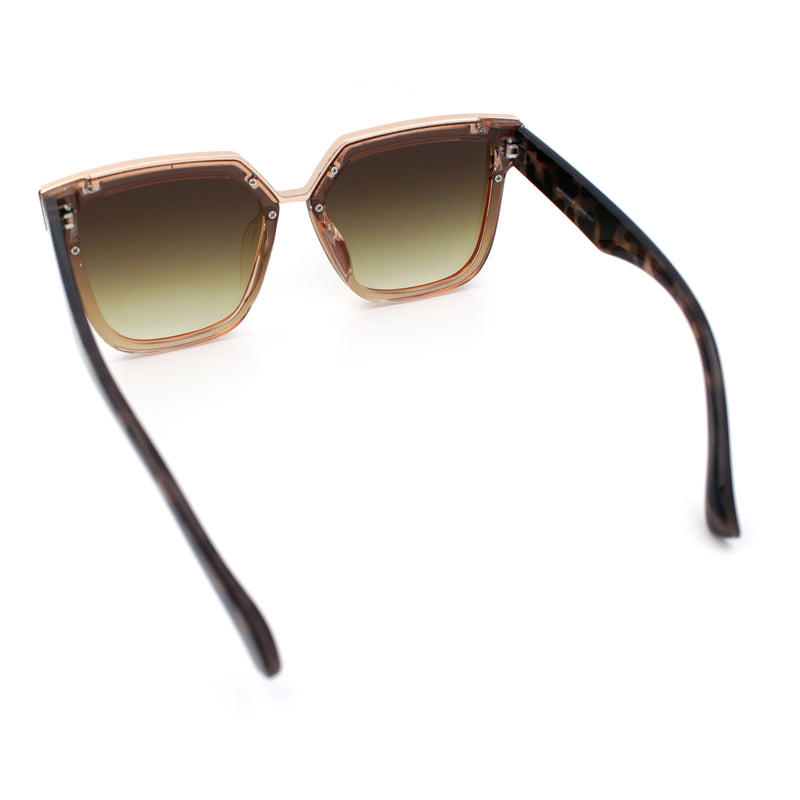 Womens Designer Squared Butterfly Chic Sunglasses