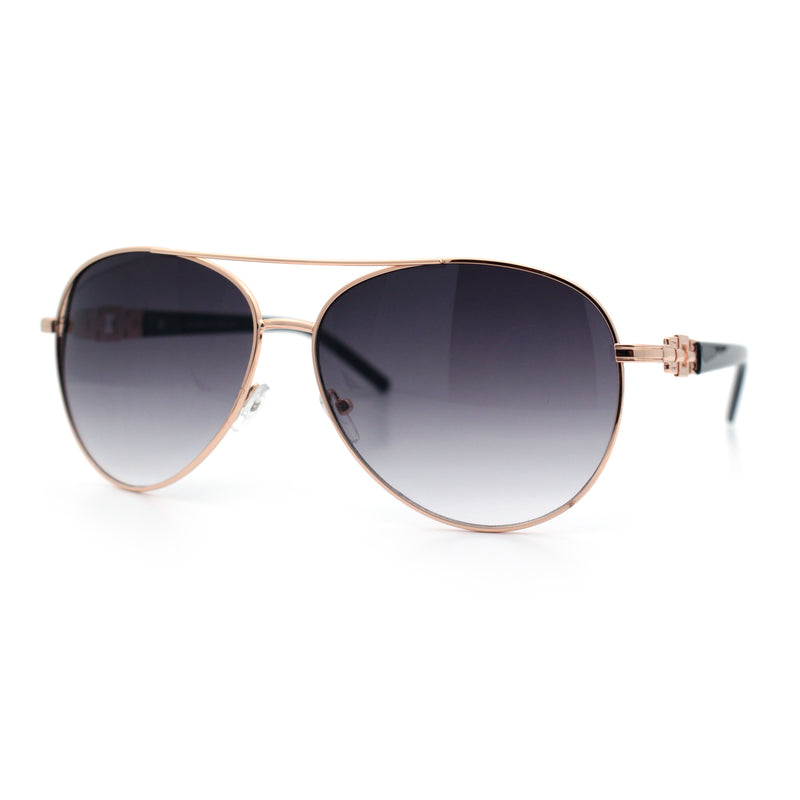 Womens Jewel Chain Arm Retro Tear Drop Pilots Sunglasses