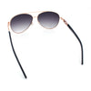 Womens Jewel Chain Arm Retro Tear Drop Pilots Sunglasses
