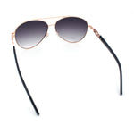 Womens Jewel Chain Arm Retro Tear Drop Pilots Sunglasses