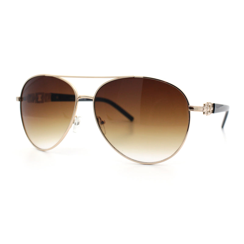 Womens Jewel Chain Arm Retro Tear Drop Pilots Sunglasses