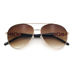 Womens Jewel Chain Arm Retro Tear Drop Pilots Sunglasses