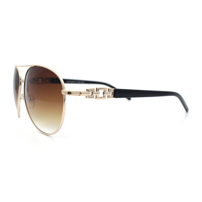 Womens Jewel Chain Arm Retro Tear Drop Pilots Sunglasses