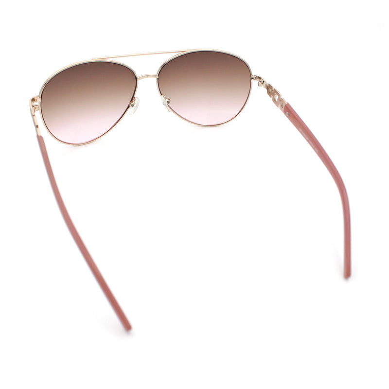 Womens Jewel Chain Arm Retro Tear Drop Pilots Sunglasses